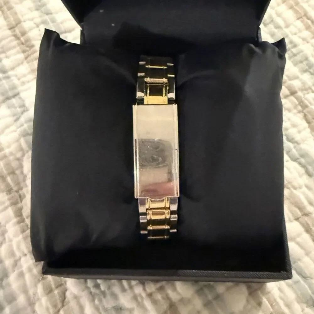 Vintage Disney Time Works Mickey Mouse Two Tone Womens Watch 40018500183